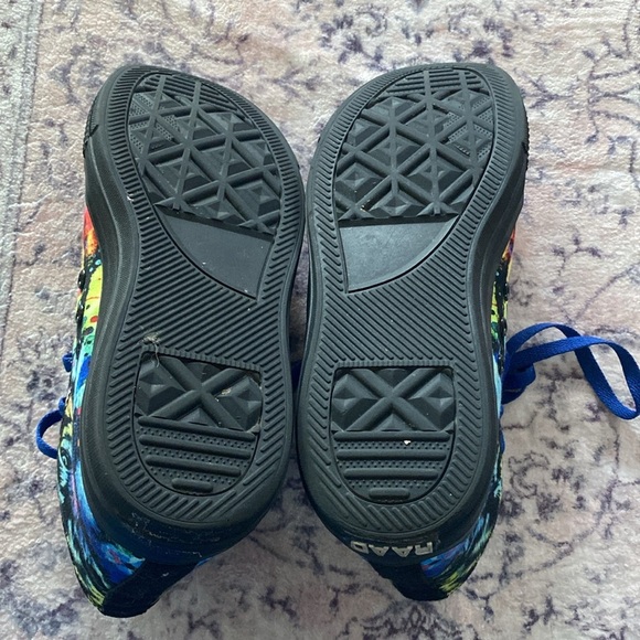 RAAD Tie Dye Converse (style) Size  women’s 10 Men 8.5 - Picture 5 of 8